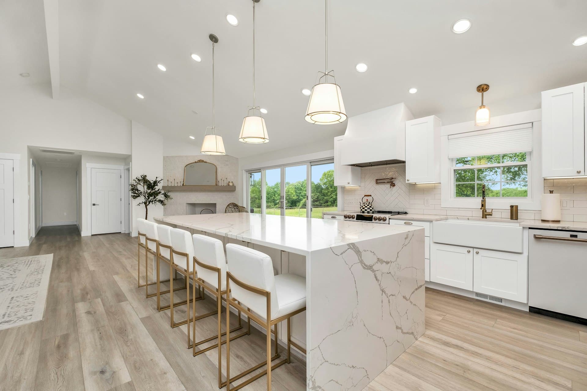 High-end kitchen interior showcasing refined construction quality